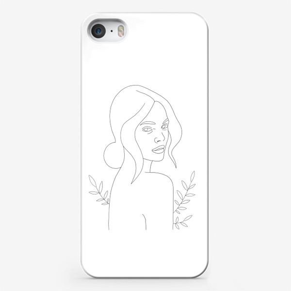 Чехол iPhone «Портрет девушки»