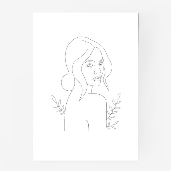 Постер «Портрет девушки»