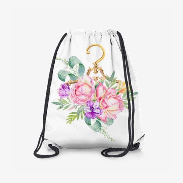 Рюкзак «Цветы на вешалке»