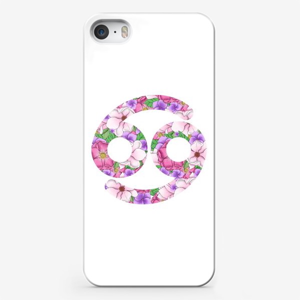 Чехол iPhone «Цветочный гороскоп. Рак»