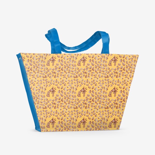 Пляжная сумка «Жираф паттерн»