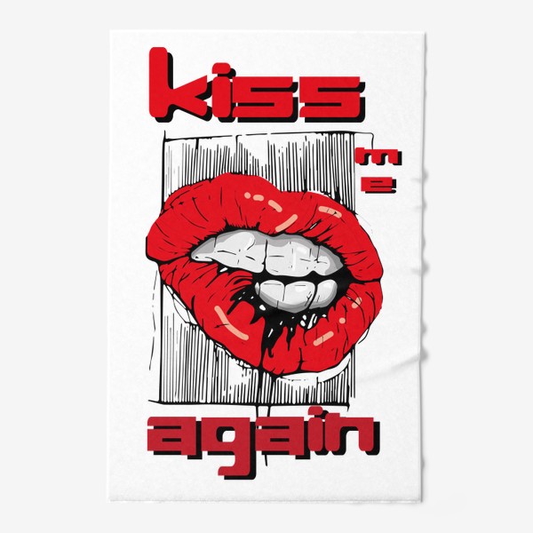 Полотенце «kiss me again»