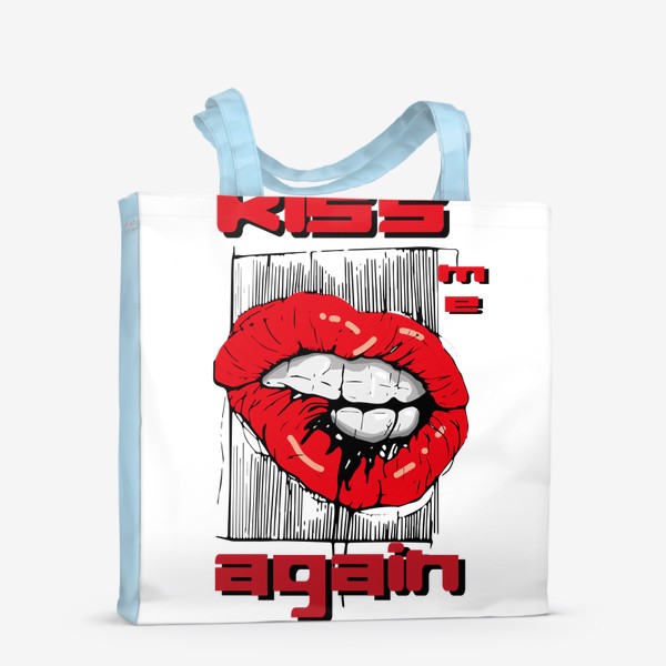 Сумка-шоппер «kiss me again»