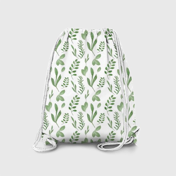 Рюкзак «Паттерн листья акварель»