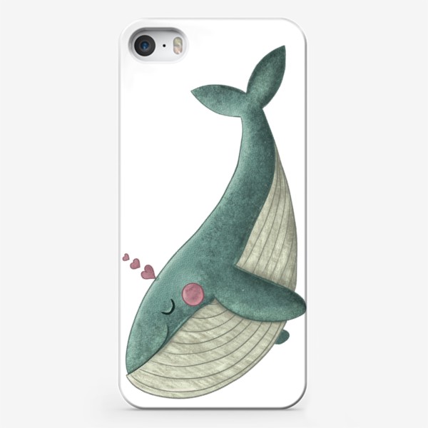 Чехол iPhone «Милый кит»