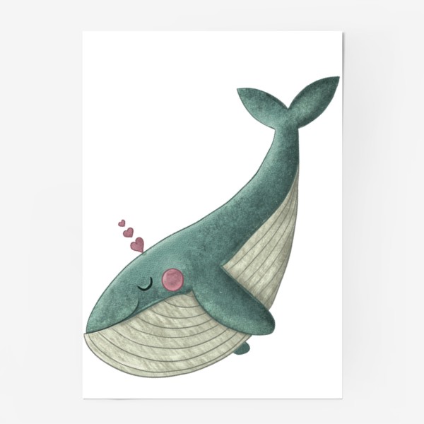 Постер «Милый кит»