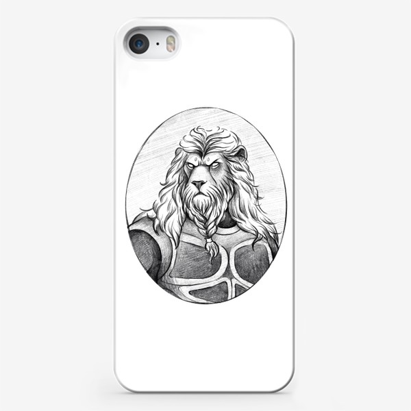 Чехол iPhone «Лев в образе Тора. Подарок Льву»