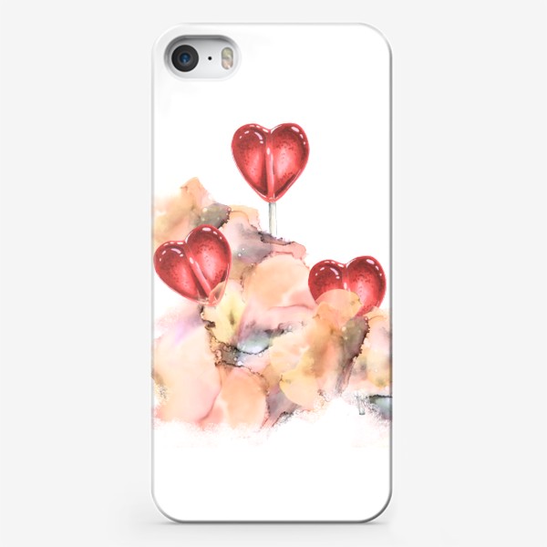 Чехол iPhone «Карамельное сердце»