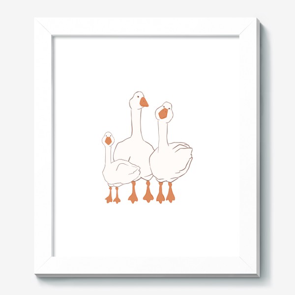 Картина «Семья гусей»