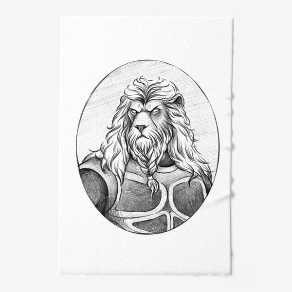 Полотенце «Лев в образе Тора. Подарок Льву»