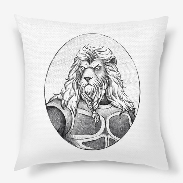 Подушка «Лев в образе Тора. Подарок Льву»