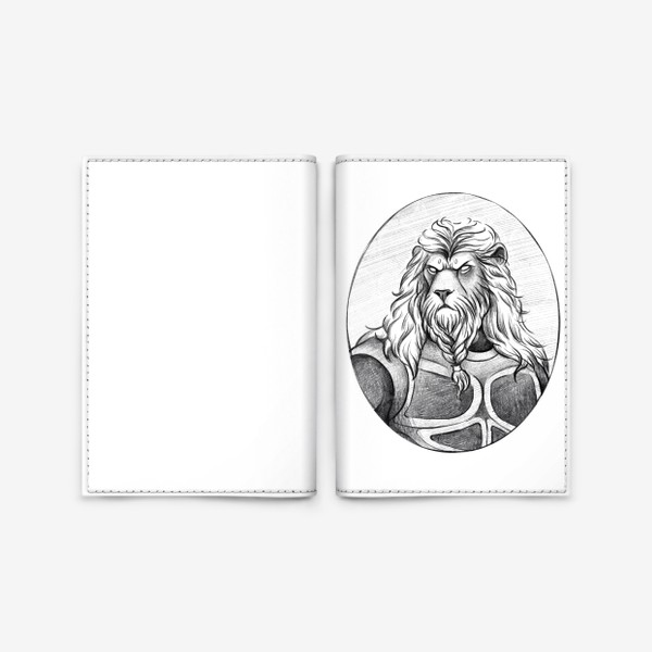 Обложка для паспорта «Лев в образе Тора. Подарок Льву»
