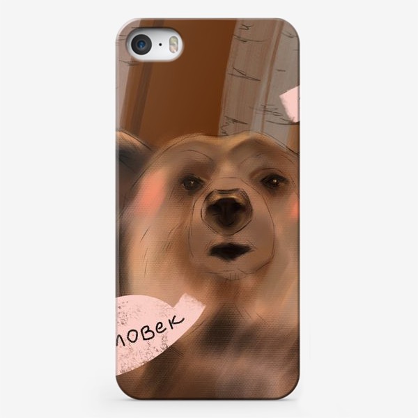 Чехол iPhone «Медведь»