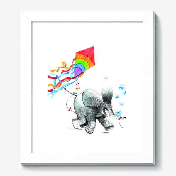 Картина «Весёлый слонёнок»