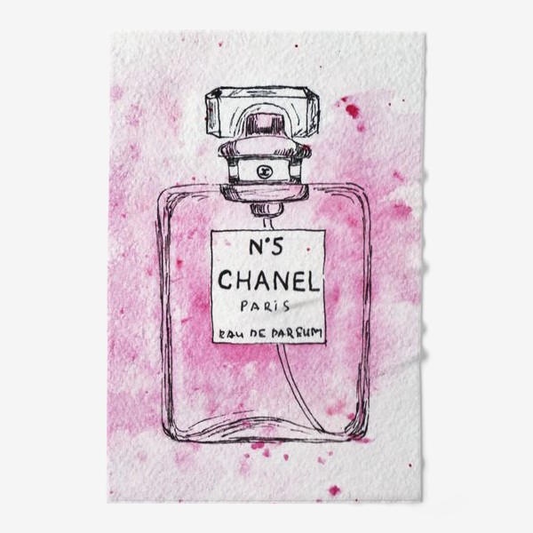Полотенце «Духи Chanel №5»