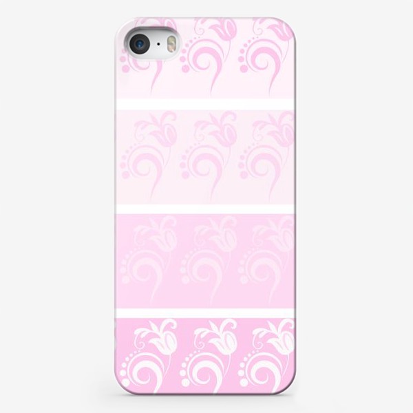 Чехол iPhone «Розовый орнамент»