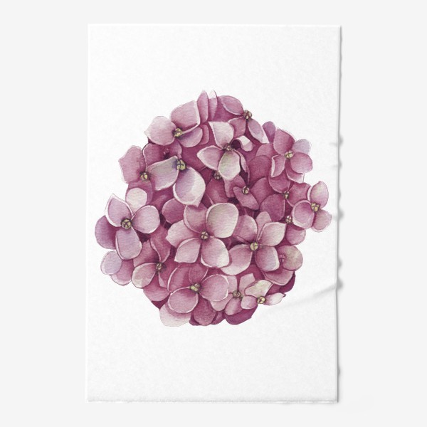 Полотенце «розовая гортензия»