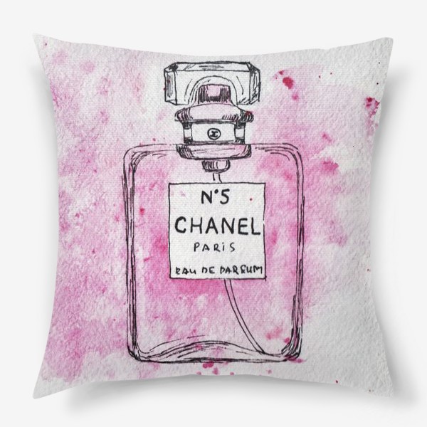 Подушка «Духи Chanel №5»