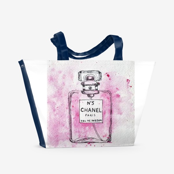 Пляжная сумка &laquo;Духи Chanel №5&raquo;