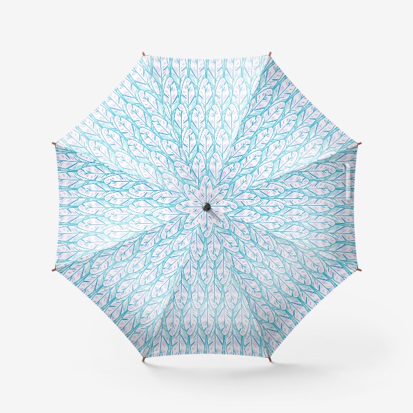 Зонт «белые перья»