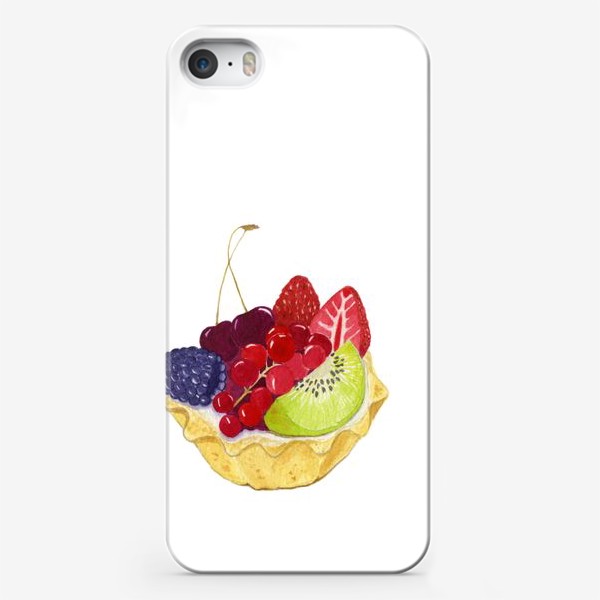 Чехол iPhone «Тарталетка с ягодами»