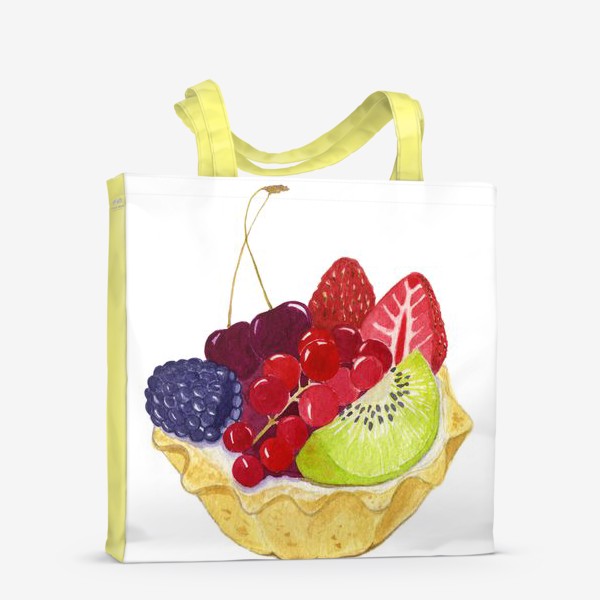 Сумка-шоппер «Тарталетка с ягодами»
