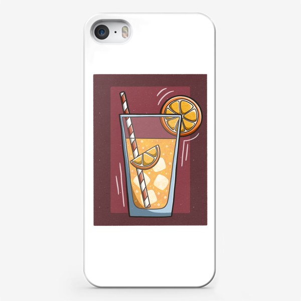 Чехол iPhone «Лимонад с апельсином»