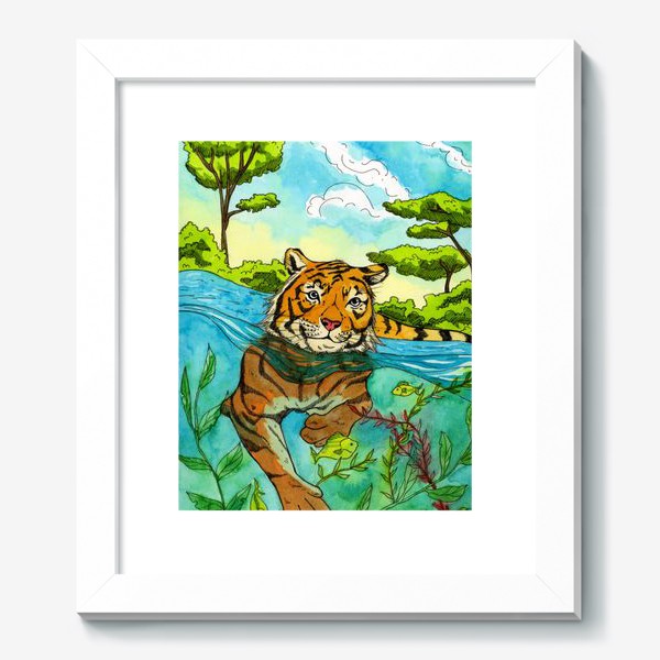 Картина «Тигр в тропиках»