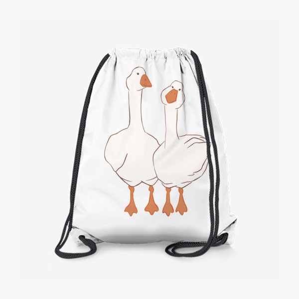 Рюкзак «Влюблённые гуси»