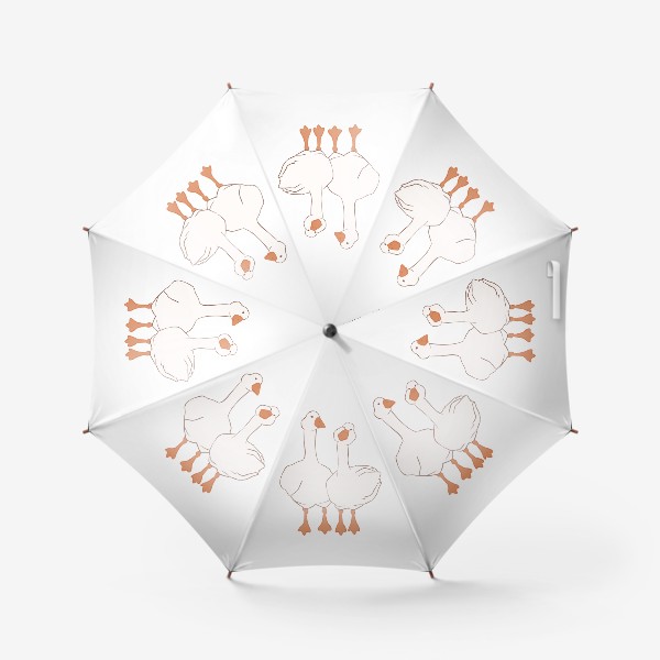 Зонт «Влюблённые гуси»