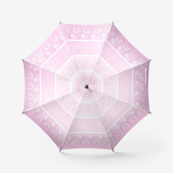 Зонт «Розовый орнамент»