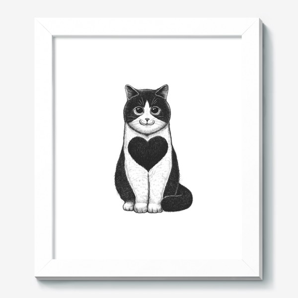 Картина «Кот с сердцем»