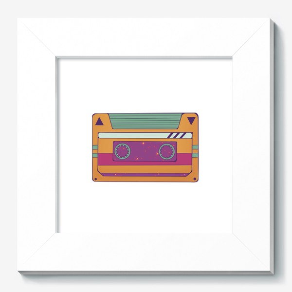 Картина «Оранжевая компакт-кассета»