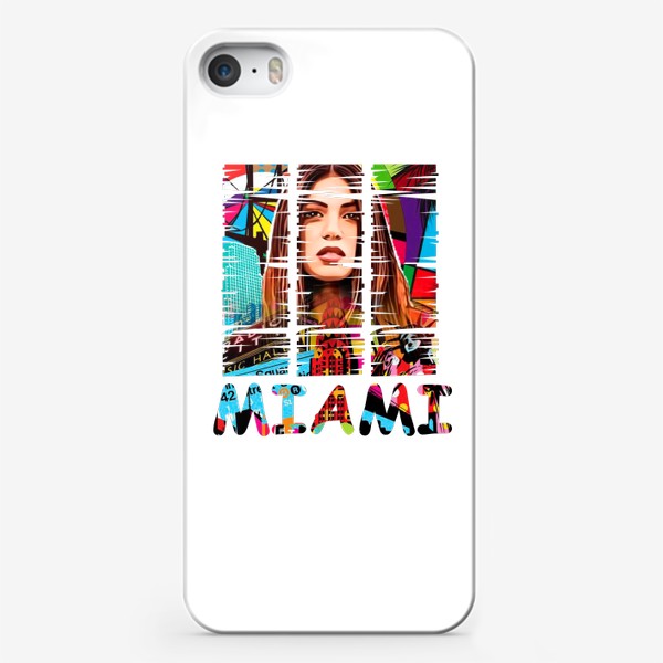 Чехол iPhone &laquo;Miami girl - by Ziba&raquo;