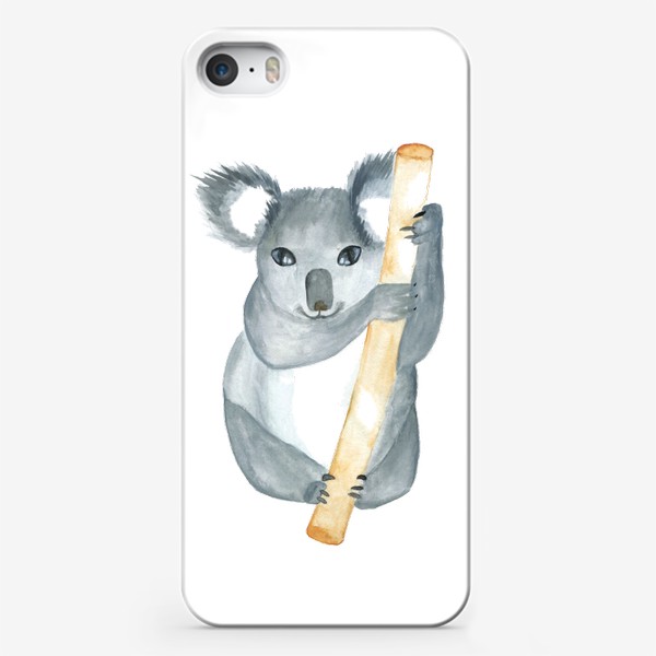 Чехол iPhone «Мишка коала акварелью»