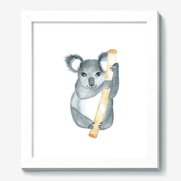 Картина «Мишка коала акварелью»