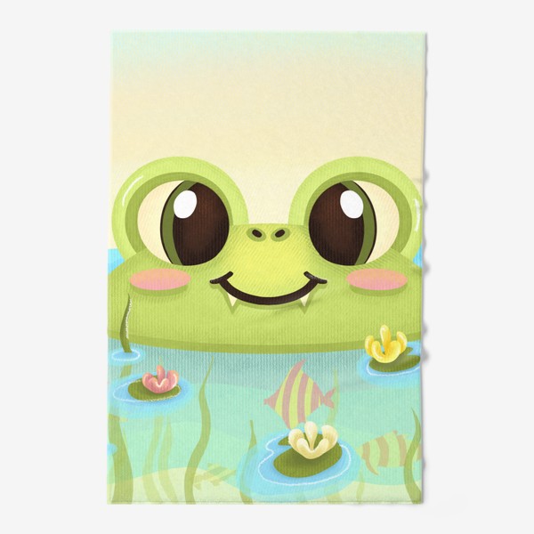 Полотенце «Лягушка - милые принты для детей»