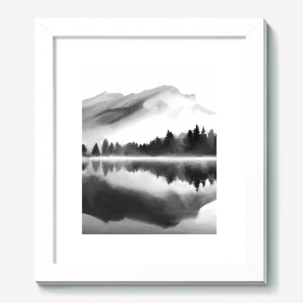 Картина «Лес и горы»