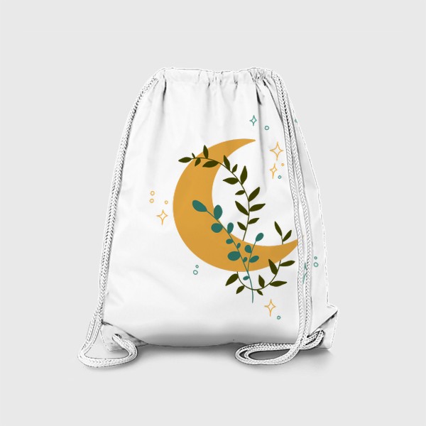Рюкзак «Луна, листья и звезды»
