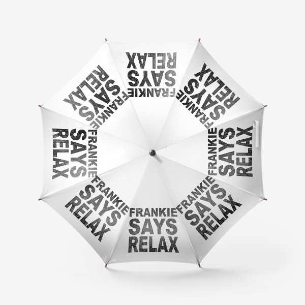 Зонт «Frankie Says Relax / Фрэнки отправляется на день рождения в Голливуд, маскарадный костюм в стиле ретро 80-х»