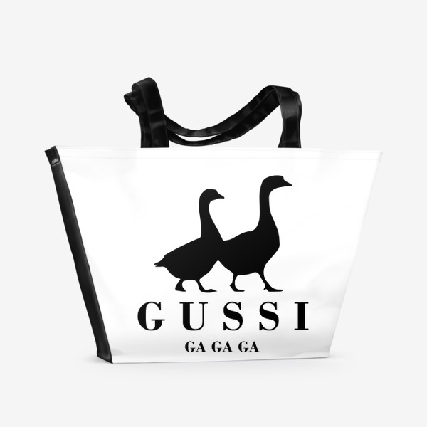 Пляжная сумка «GUSSI GA GA GA - by Ziba»