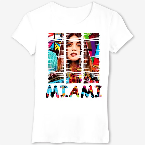 Футболка «Miami girl - by Ziba»