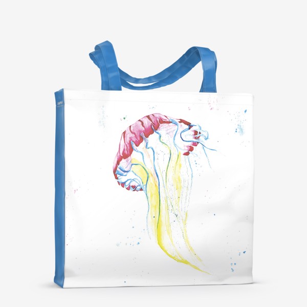 Сумка-шоппер «Медуза акварелью»