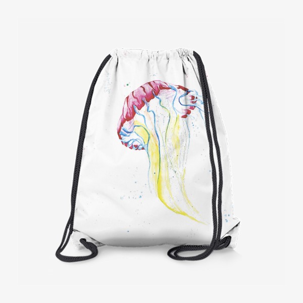 Рюкзак «Медуза акварелью»