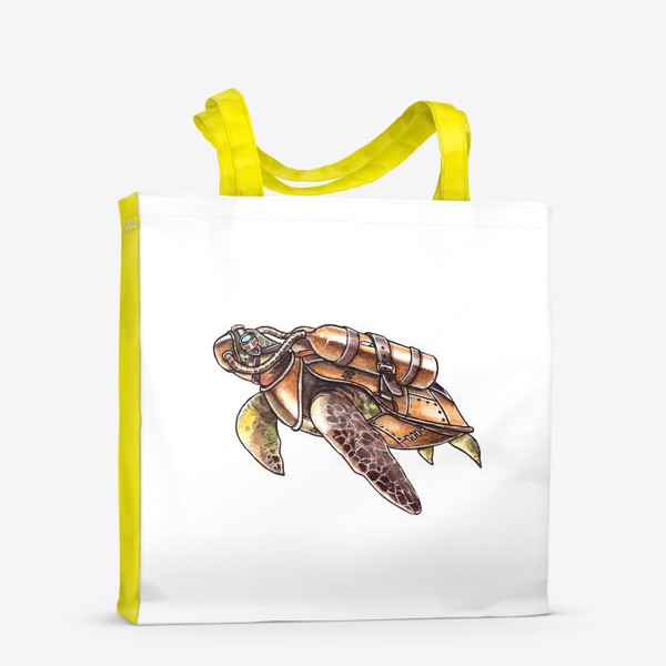 Сумка-шоппер «Стимпанк черепаха»
