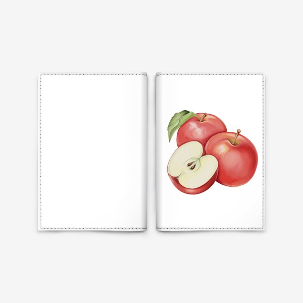Обложка для паспорта «Яблоки »