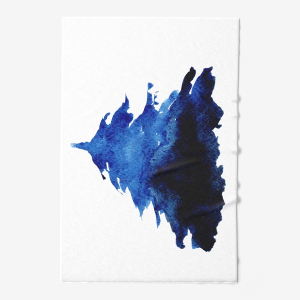 Полотенце «Акварельная синяя ель»