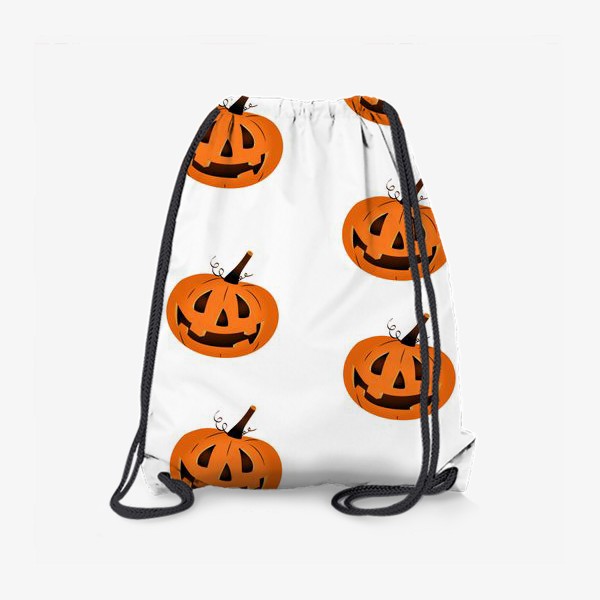 Рюкзак «Паттерн на Хэллоуин с тыквами/Halloween pattern with pumpkins»