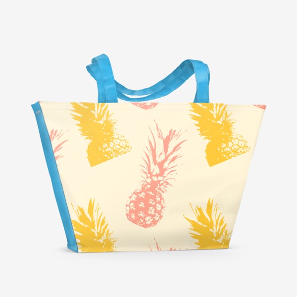 Пляжная сумка «Ананасы »