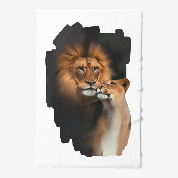Полотенце «Лев и львица»